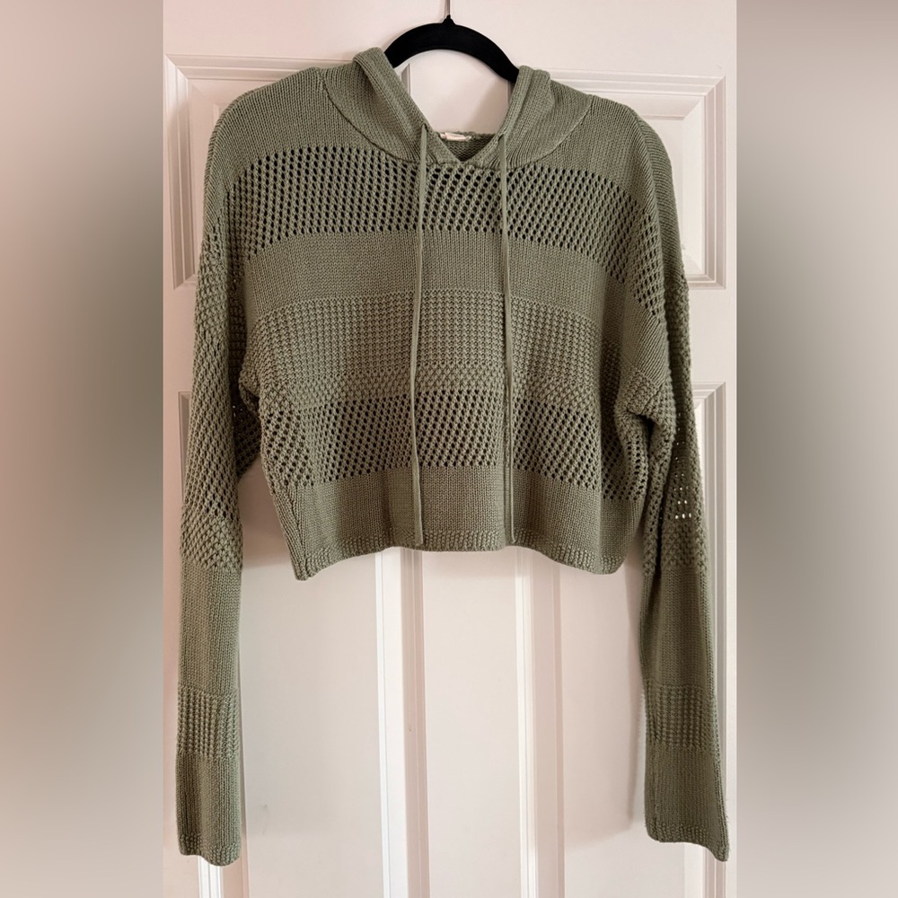 Women’s Knit Sweater w/hood, Size S